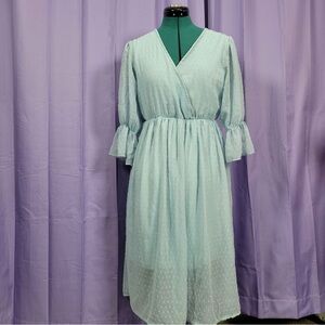 Boohoo Light Blue Summer Dress